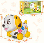 Musical Baby Toys 6-12 Month, 1st First Birthday Gift for 1 Year Old Boys Girls, Crawling & Walking Puppy Toy 6 7 8 9 10 12-18 Month Old Bilingual Learning Developmental Toy for Baby Boy Girl Age 1-2