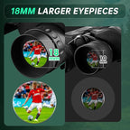 10-30x25 Small Compact Binoculars for Adults - WOZEL High Powered Zoom Binoculars for Bird Watching Hunting Hiking Travel Sports - Lightweight Binocular with Large & Bright Field of View for Kids