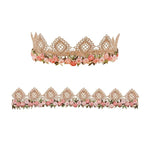 Baby Girl Nylon Headbands Flower Hair Bows Accessories-Elastic Hair Band Crown Handmade FLoral Wraps Birthday Gifts for Girls Newborn Infant Toddler 3Pcs