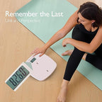 Momcozy Baby Scale, Multi-Function Scale for Body Weight&Height Measurement, Large Capacity for Toddler&Children&Pet&Adult, Perspectives Switch, Removable Tray, 5 Units, Digital LED Screen, Auto-Off