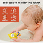 b&h Baby Bath Thermometer and Room Thermometer - Upgraded Sensor, The Infant Tub Water Temperature Thermometer Floating Toy Safety Products (Diving-Goggles Duck)