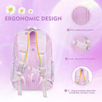 Aesthetic Kawaii Rainbow Backpack