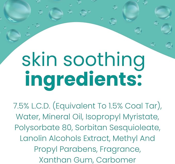 Cutar Emulsion Cream - Coal Tar Lotion for Relief from Eczema, Psoriasis, and Dermatitis - Helps Soothe Itchy Flaky Skin, Redness, Dryness, and Inflammation