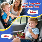 Magnetic Tiles Travel Toys with Storage Case, Portable STEM Building Blocks for 3-8 Year Olds, Toddler Airplane Activities & On-The-Go Birthday Gift for Boys & Girls