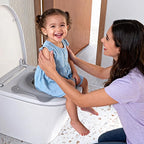 SKYROKU Foldable Kids Toilet Seat – Portable & Anti-Slip Travel Potty Training Seat for Toddlers,Safety material Baby Toilet Seat, Easy Clean & Compact for Home, Daycare, Grandparents House (Ages 2-6)