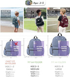 Toddler Backpack for Boys 2-5: Preschool Kindergarten Backpack - 13" Daycare Backpack Fit A4 Folder