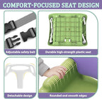 2 in 1 Toddler Swing & Baby Jumper, Foldable Baby Bouncer with Soft Cushion, Foldable Indoor & Outdoor Use, Easy to Install & Store Swing Sets for Backyard Play (Purple)