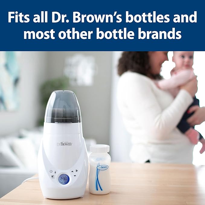 Dr. Brown's Deluxe Baby Bottle Warmer and Sterilizer for Formula, Breast Milk, and Baby Food Jars