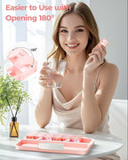 Zoksi Am Pm Pill Organizer 7 Day, Weekly Pill Box 2 Times a Day, Medicine Pill Organizer with Separate Compartment, Travel Pill Case Dispenser Portable for Vitamins, Fish Oils, Medicines(Pink)