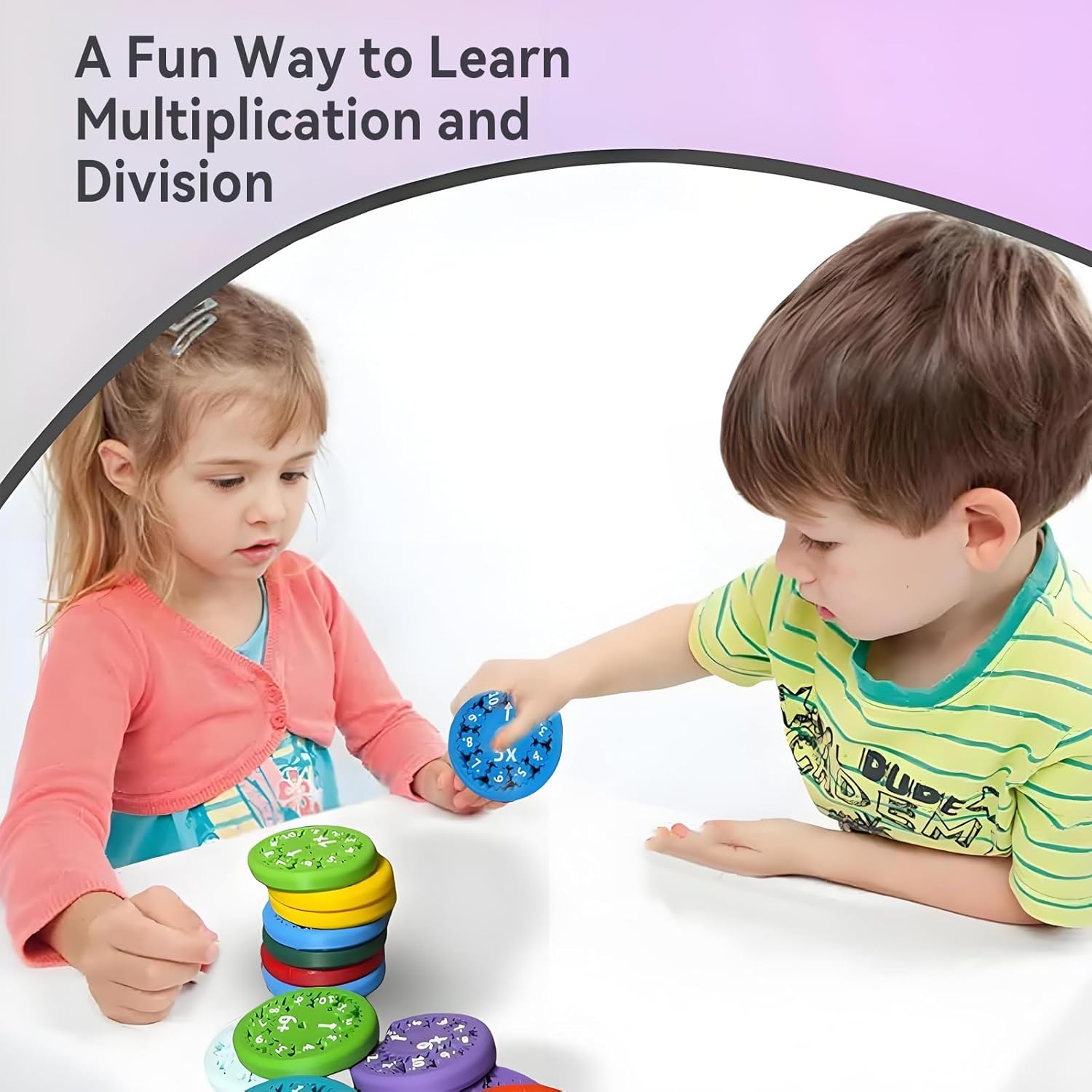 Math Fidget Spinners, Math Fact Fidget Spinners, Math Multiplication Fidget Spinners, Math Fidget Toy Multiplication for Kids