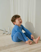 moimoln Pajamas Set 6M-5Y Solid Ribbed Unisex Baby & Toddler, Soft Viscose, Snug-Fit, Everyday Sleepwear