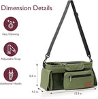 Momcozy Universal Stroller Organizer with Insulated Cup Holder Detachable Phone Bag & Shoulder Strap, Fits for Stroller like Uppababy, Baby Jogger, Britax, BOB, Umbrella and Pet Stroller