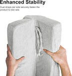 Bed Rail Bumpers Protector, Hospital Bed Rails Padding, Loft Beds and Bunk Beds Bumpers Protector, Premium Soft Memory Foam - Anti-Bump | Fall Prevention, 90x14x20cm, Gray