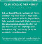 Earth Mama Organic Diaper Balm 2-Ounce | Diaper Cream for Baby | EWG Verified, Petroleum & Artificial Fragrance-Free with Calendula for Sensitive Skin (2-Pack)