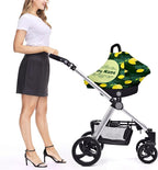 Baby Car Seat Stroller Cover Nursing Cover New Mom Breastfeeding Scarf Soft Stretchy Infant Carrier Cover Car Canopy Coverage