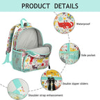 Toddler Backpack for Girls 3-8: Preschool Kindergarten Backpack - Cute Kids Backpacks for Girls-Cute Cat