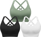 Angelhood Nursing Bras for Breastfeeding, Seamless Nursing Sports Bra Support Yoga Maternity Bras Pregnancy Sleep Bralette