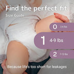 Bambo Nature Hypoallergenic Baby Diapers, Eco-Labelled Sustainable Diapers, Enhanced Leakage Protection, Totally Chlorine-free, Skin Friendly, and Super Absorbent - Size 1 (216 Count)