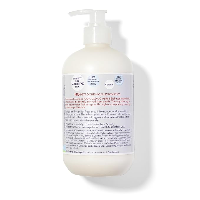 California Baby Super Sensitive Unscented Lotion | 100% Plant-Based Moisturizer | Baby Lotion For Newborn | Hypoallergenic Baby Lotion | 19 oz / 562mL