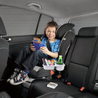 SnackPod Child Cup & Snack Holder for Convertible Car Seats & Strollers - BPA Free - Grey