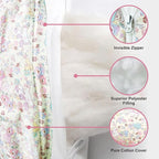 Nursing Pillow, Ergonomic Support Breastfeeding Pillow for Easier Breast Feeding and Bottle Feeding, Baby Feeding Pillow with Machine Washable Cotton Cover (Pony)