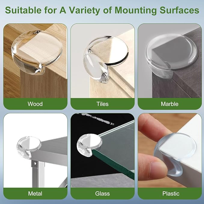 36 Pack Corner Protector Baby, Table Corner Protectors for Baby Clear Corner Protectors for Furniture Corner Guards Baby Proof Bumpers Corner Covers Baby Safety Child Proofing