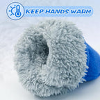 BAVST Baby Toddler Winter Mittens Girls Warm Fleece Lined Gloves Kids Sherpa Lined Mittens for Boys