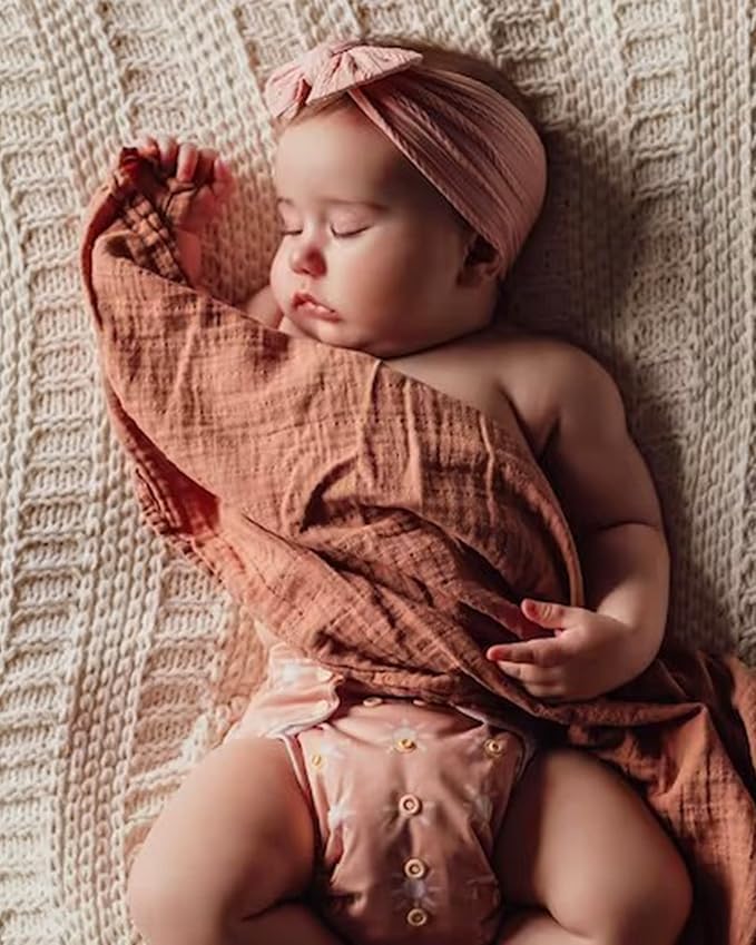 jollybows 18pcs Baby Nylon Headbands Hair Bow Elastics Hairbands Hair Accessories for Baby Girls Newborn Infant Toddlers Kid