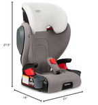 Britax Highpoint Backless Belt-Positioning Booster Seat, SafeWash Gray Ombre