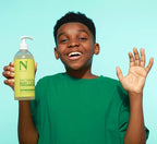 Dr. Natural 3-in-1 Tear-Free Baby Plus Kids Soap - Head-to-Toe Soap and Shampoo - Sensitive Skin Moisturizing Body Wash - Citrus - 16 oz