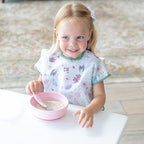 Bumkins Bibs - Toddler Bibs, Waterproof, Large for 1-3 Years, Short Sleeve