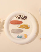 doboi 40Pcs Toddler Hair Clips Baby Girl Hair Bows Clips Hair Barrettes Floral Print Non Slip Snap Hairpins Flower Clips Accessories for Baby Girls Kids