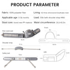 Baby Carrier with Hip Seat Adjustable Strap Huge Storage 4-in-1Toddler Carrier Enhanced Lumbar Support Ergonomic Baby Hip Carrier for Newborns & Toddlers Gray