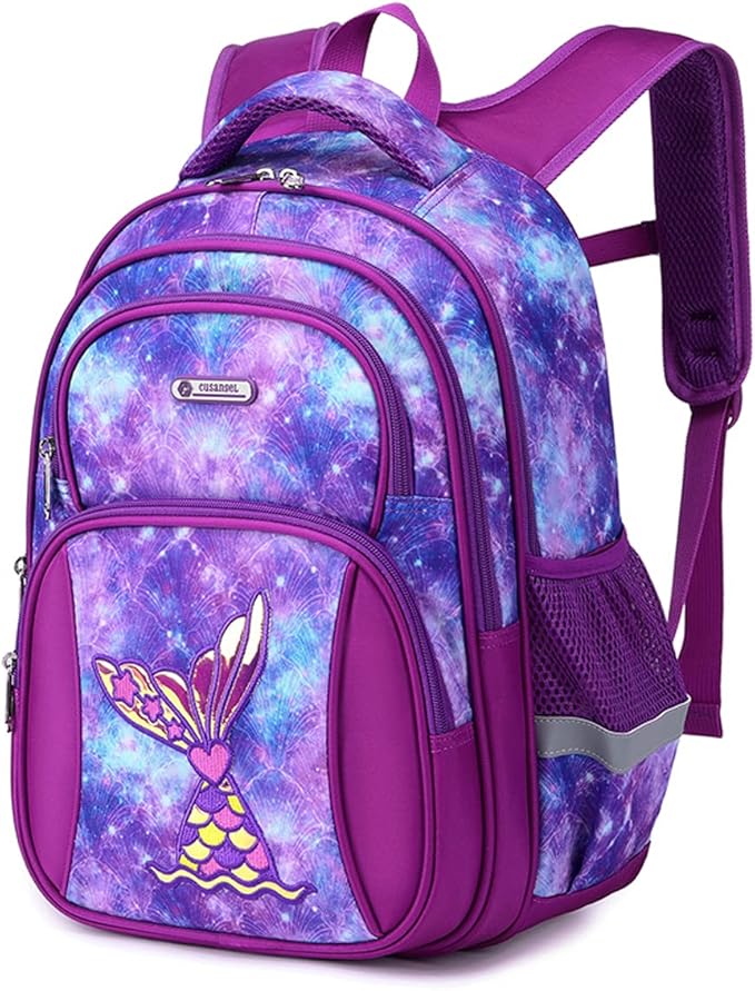 Cusangel Backpack for Girls Boys School Bookbags Kindergarten Elementary Lightweight Waterproof Multifunctional Large Capacity for Backpack (16 inch Fun Prints)