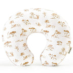 GRSSDER Nursing Pillow Cover Stretchy Minky Removable Nursing Covers for Breastfeeding Pillows, Ultra Soft Comfortable Slipcover for Boy and Girls, Stylish Elk Animals Pattern