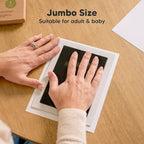1-Pack Inkless Baby Hand and Footprint Kit - Mess Free Ink Pad for Newborn Keepsake, Dog Nose & Paw Print Kit, Clean Touch Ink Pad for Baby Hand & Footprints, Ideal New Mom Gifts (Jumbo)
