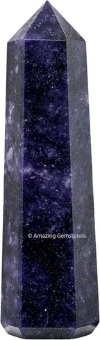 Amazing Gemstone Large Lepidolite Crystal Towers ~ Natural Healing Crystal Point Obelisk for Reiki Healing and Crystal Grid (5.5 to 6 INCH)