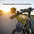 ZEALOT Bluetooth Speaker for Kid, Speakers Bluetooth Wireless, S32pro 15W Outdoor Portable Speaker, BT5.3/ USB/TF/AUX, Loud Stereo Sound, Dual Pairing, for Home Party Pool Beach-Black