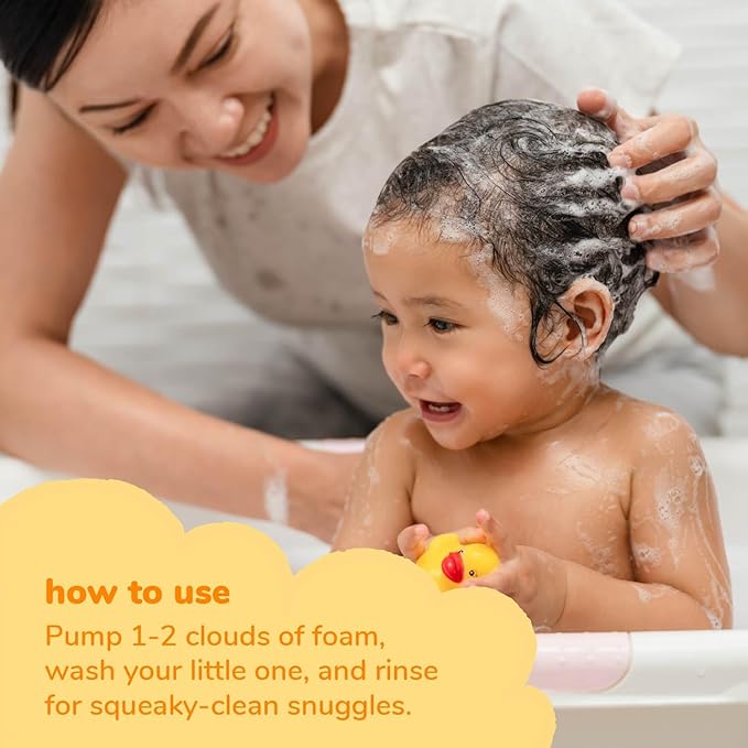 Arau Baby Foam Body Soap, Citrust Scent, Natural Plant Based Foaming Body Wash for Babies, Infants and Toddlers, Gentle on Sensitive Skin, No Artificial Fragrance or Additives, Easy Rinse, 15.21 Fl Oz