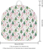 Cartoon Winter Christmas Tree Stars Leaves Pattern Baby Lounger Cover, Unisex Removable Infant Newborn Snug Fit Floorseat Sleeping Lounger Slipcover for Boys Girls Lounger Pillow, Cover Only-24*26