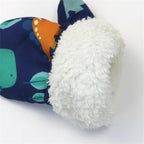 Toddler Gloves Kids Mittens Winter Warm Lined Fleece Gloves Waterproof Snow Baby Mitten for Boys Girls