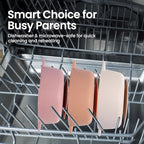 3 Pack Baby Bowls with Suction, Stay Put Silicone Suction Bowls for Babies Toddler Kids, BPA Free, Soft Safe Baby Led Weaning Supplies for Food Bowl, Microwave and Dishwasher Safe