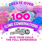 Original Stationery DIY Unicorn Slime Kit – Glow-in-The-Dark Fluffy & Glitter Slime Set – Fun Craft Activity & Birthday Gift for Kids Ages 7+