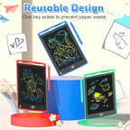 12 Pack LCD Writing Tablet for Kids, 8.5 Inch Colorful Doodle Board Drawing Tablet, Erasable Doodle Pad for Toddlers, Educational Learning Toys Birthday Gifts for Boys Girls Age 3 4 5 6 7 8