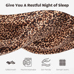 Chilling Home Pregnancy Pillow, U Shaped Pregnancy Pillows for Sleeping Full Body Pillow Maternity Pillow for Pregnant Women 58 inch, Pregnant Women Must Have with Removable Cover, Leopard Print
