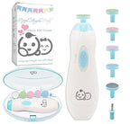 Baby Nail Trimmer 6 in 1, Usage Labeled Case, Royal Angels Baby Electric Nail File, Baby Grooming Kit Manicure Set for Toddler and Adults, Newborn Toddler Toes & Fingernails Nail Care Kit (Babyblue)