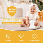 Cute Elephant Night Light for Kids, Adorable Room Decor for Boys Girls Birthday/Christmas Gifts, 5 Color, USB Rechargeable Silicone Night Lamp, Animal Lamp Gift, Safe Nursery Light for Toddlers