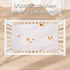 UOMNY Crib Sheet, Burritos Tortilla Crib Sheets Baby Sheet for Standard Crib and Toddler Mattresses Nursery Bedding Sheet Crib Mattress Sheets for Boys and Girls 1 Pack Toddler Sheet