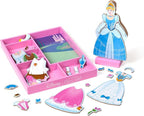 Melissa & Doug Disney Cinderella Magnetic Dress-Up Wooden Doll Pretend Play Set (30+ pcs)