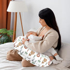 Nursing Pillow Cover, Removable Nursing Covers for Breastfeeding Pillows, Stretchy and Soft Fit for Baby Girls Boys Newborn, Animal (Only Cover)